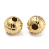 Rack Plating Eco-friendly Brass Beads KK-M257-19B-G-2