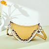 WADORN 3Pcs 3 Colors Imitation Leather & ABS Plastic Imitation Pearl Double Strand Bag Handles FIND-WR0008-10-5