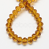 Handmade Imitate Austrian Crystal Faceted Rondelle Glass Beads X-G02YI0L2-2