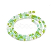 Glass Beads Strands GLAA-F106-B-13-2