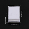 10Pcs 2 Colors Rectangle Transparent Plastic Loose Diamond Gemstone Storage Boxes CON-WH0095-46-2