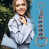 Unicraftale 2Pcs Aluminum & Iron & Zinc Alloy Oval Link Purse Strap Extenders FIND-UN0003-19B-6