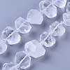 Natural Quartz Crystal Beads Strands G-F653-19-1