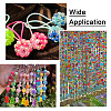 Cheriswelry 560Pcs 7 Colors Transparent Acrylic Beads MACR-CW0001-10-11