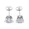 304 Stainless Steel Stud Earrings EJEW-F053-D-2