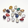 Glass Pointed Back Rhinestone Cabochons RGLA-A008-18x25mm-M-3