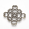 Tibetan Style Alloy Chandelier Components X-TIBE-S307-64AB-2