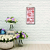 Printed Wood Hanging Wall Decorations WOOD-WH0115-14F-5