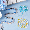 Pandahall 12 Strands 6 Colors Electroplate Glass Beads Strands EGLA-TA0001-31-11