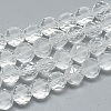 Frosted Glass Beads Strands EGLA-S147-8mm-08-1