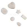 Natural Freshwater Shell Pendants SHEL-CJ0001-03-4