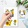 8 Sheets 8 Styles PVC Waterproof Wall Stickers DIY-WH0345-050-3