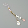 Cute Japanese Cherry Blossom Pendant Decorations HJEW-WH0068-05B-1