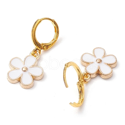 Alloy Enamel Earrings for Women EJEW-JE05802-1