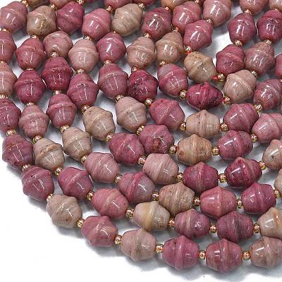 Natural Rhodonite Beads Strands G-K389-D17-01-1