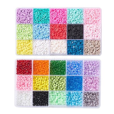 DIY Beads Jewelry Kits DIY-JQ0001-16-4mm-1