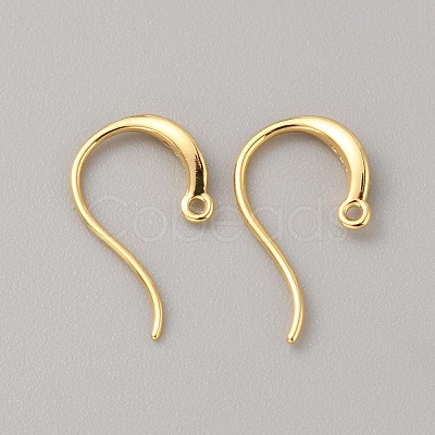 Brass Earring Hooks KK-WH0001-19G-1