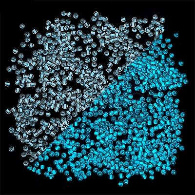 11/0 Luminous Glass Seed Beads LUMI-PW0001-186A-10-1