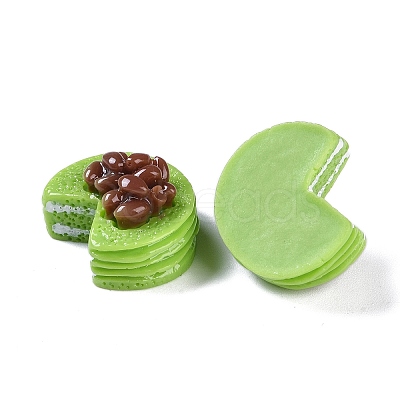 Opaque Resin Imitation Food Decoden Cabochons CRES-I032-02F-1