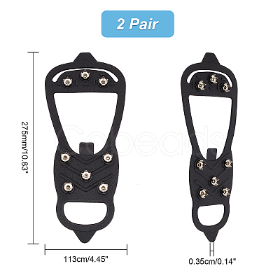 TPE Non Slip Gripper Spikes AJEW-WH0282-43-1