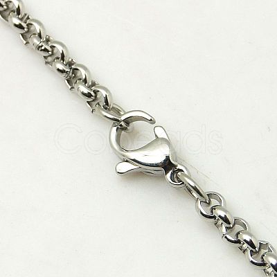 Tarnish Resistant Stainless Steel Necklaces NJEW-C074-05-1