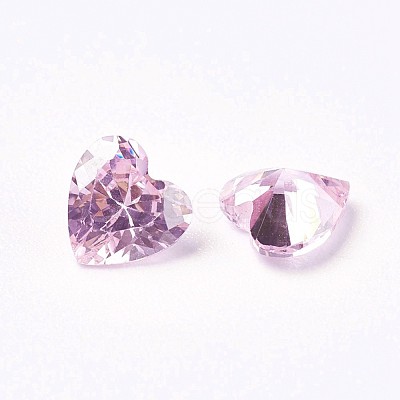 Cubic Zirconia Pointed Back Cabochons ZIRC-WH0001-C04-1