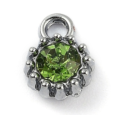 Alloy Glass Rhinestone Charms ALRI-B0001-01I-1