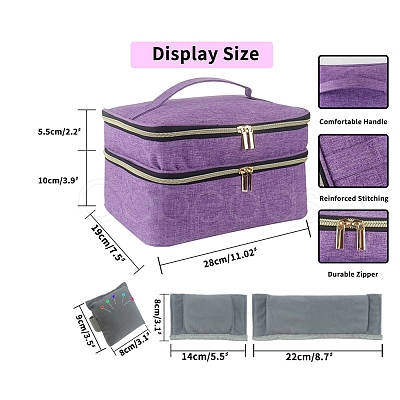 Polyester Sewing Accessories Storage Bag for Sewing Supplies PW-WG032D4-02-1