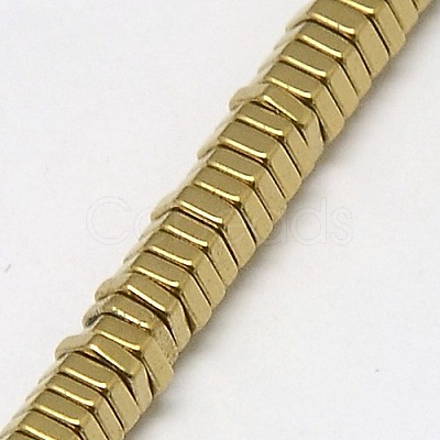 Electroplate Non-magnetic Synthetic Hematite Beads Strands G-J165-3mm-05-1