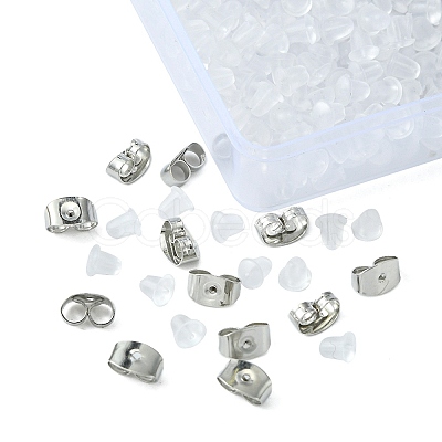 650Pcs 2 Style Ear Nuts FIND-YW0001-82-1