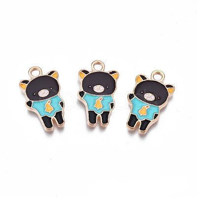 Alloy Enamel Pendants ENAM-S115-165-1