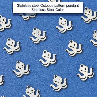 304 Stainless Steel Charms STAS-CJC0008-06P-1