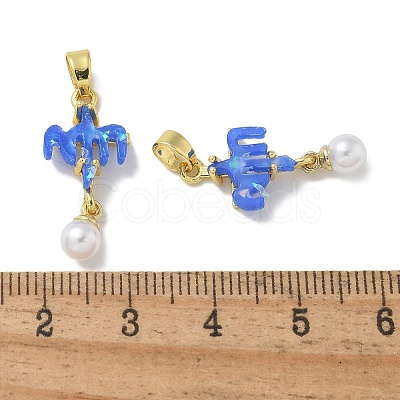 Rack Plating Brass Pendants KK-Q009-03G-01-1