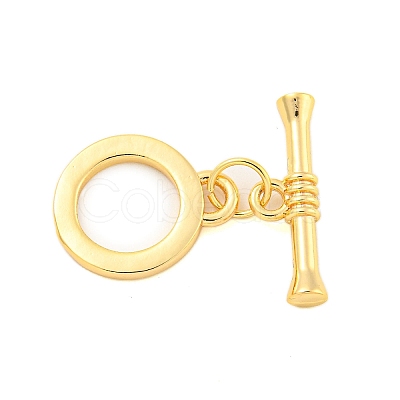 Brass Toggle Clasps KK-A223-02G-1