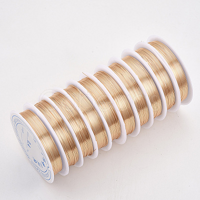 Round Copper Jewelry Wire CWIR-Q006-0.6mm-KC-1