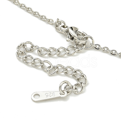 304 Stainless Steel Cable Chain Necklaces NJEW-H040-16P-1