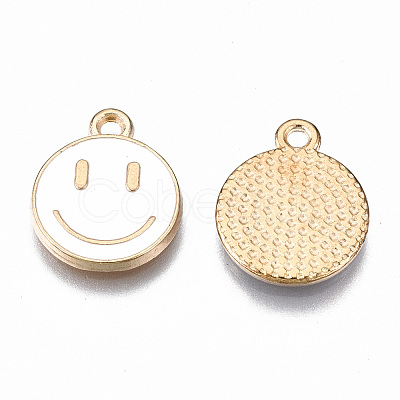 Alloy Enamel Charms ENAM-S121-165G-RS-1