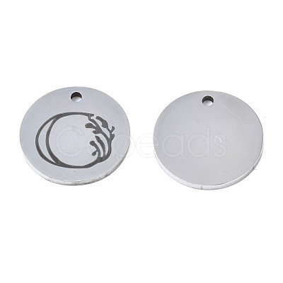 Non-Tarnish 304 Stainless Steel Charms STAS-T059-26P-O-1