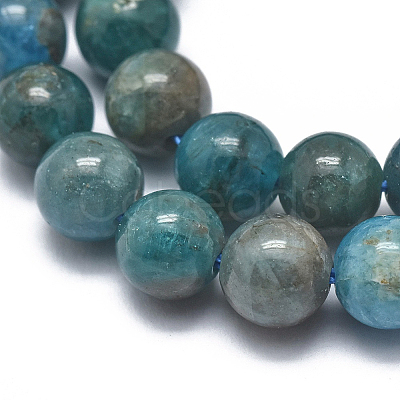 Natural Apatite Beads Strands G-I254-08G-1