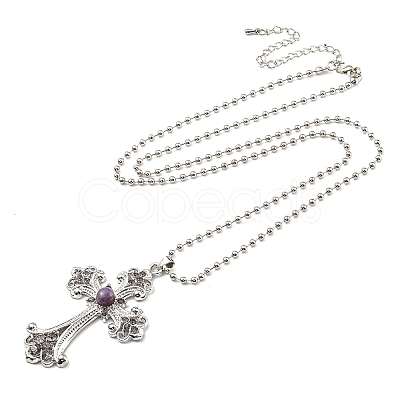 Alloy Pendant Necklaces WG8265-3-1