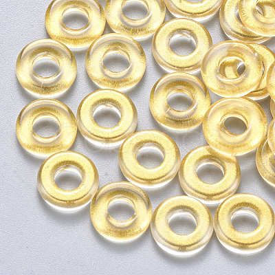 Transparent Spray Painted Glass Beads GLAA-S190-003A-04-1