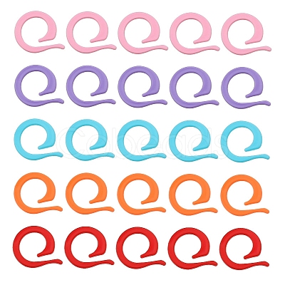 Plastic Knitting Crochet Locking Stitch Markers SENE-PW0002-113A-1