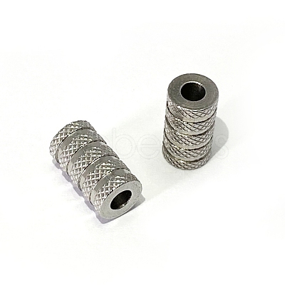 Tarnish Resistant 304 Stainless Steel Tube Beads STAS-G161-11P-1