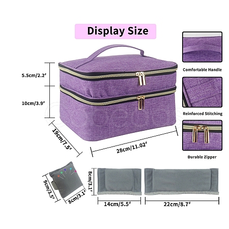 Polyester Sewing Accessories Storage Bag for Sewing Supplies PW-WG032D4-02-1