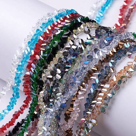 Transparent Glass Beads Strands GLAA-H022-09A-1