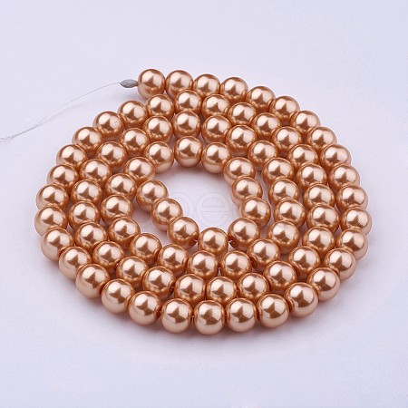 Glass Pearl Beads Strands HY-10D-B36-1