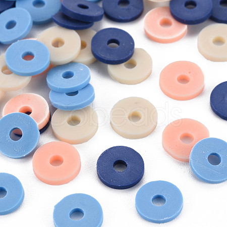 4 Colors Handmade Polymer Clay Beads CLAY-N011-032-30-1
