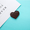 PU Leather Pendants, Heart with Word Lovdy Home Sweet Love, Coffee, 38x30x2.5mm, Hole: 2mm