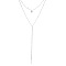 Fashionable Y-Set Double-layer Necklace - Simple and Elegant Beaded Tassel Sweater Chain for Women.