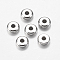 Tarnish Resistant 304 Stainless Steel Beads, Flat Round, Stainless Steel Color, 5x2mm, Hole: 1.5mm